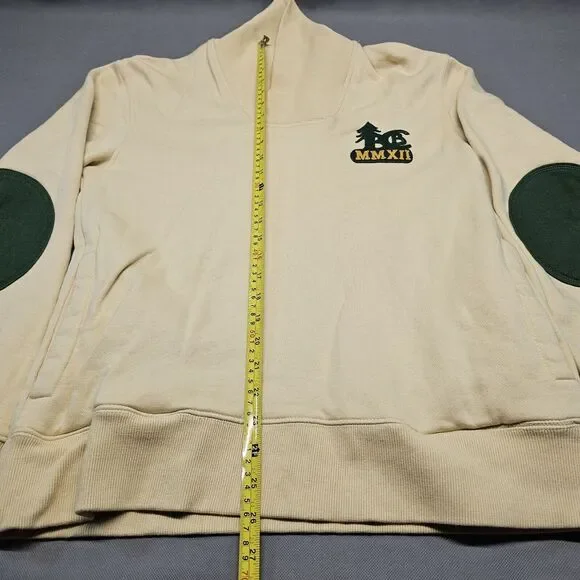 Billionaire Boys Club Mens High Neck Pullover Sweater M‎ Elbow Patch Yellow